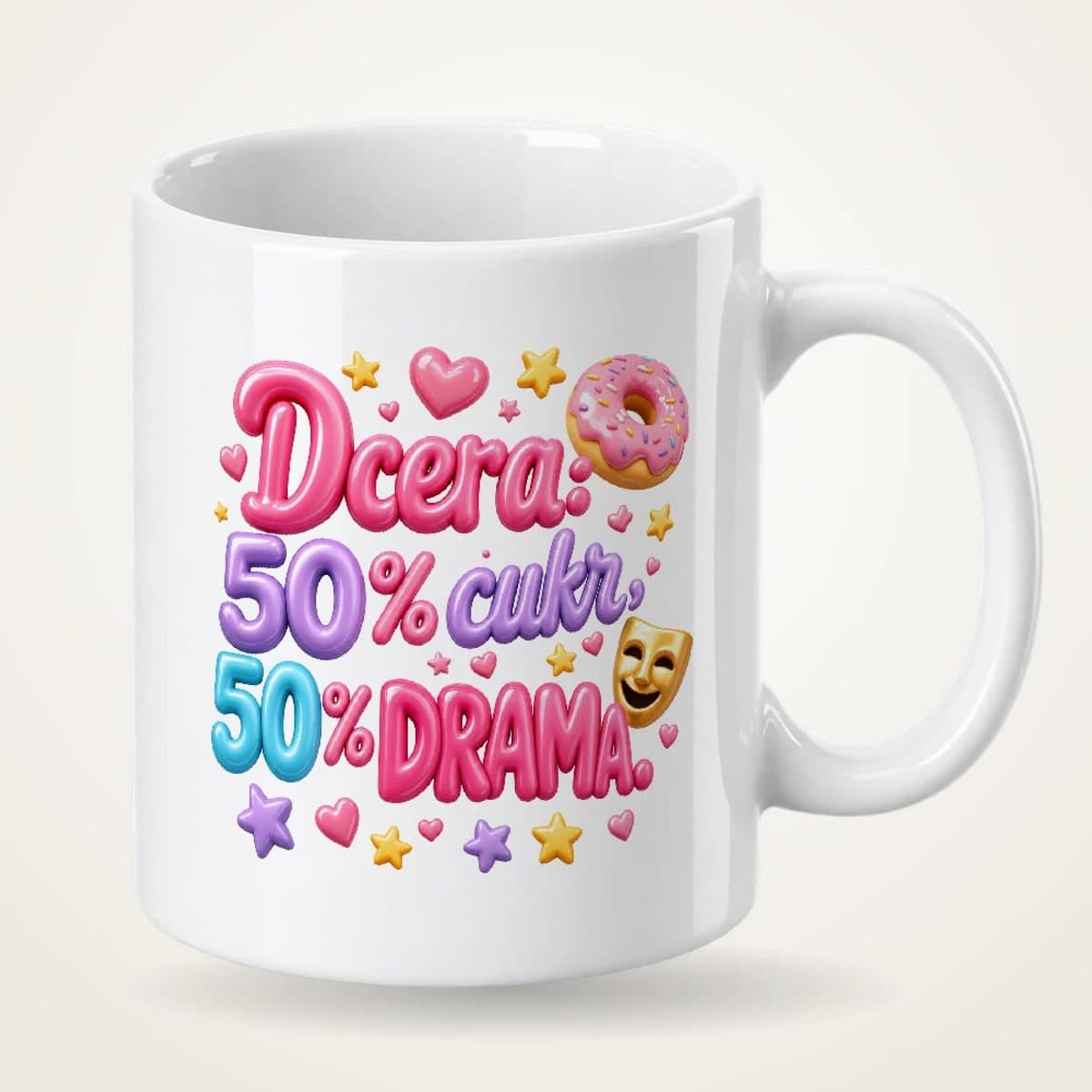 Hrnek – Dcera – 50 % cukr, 50 % drama