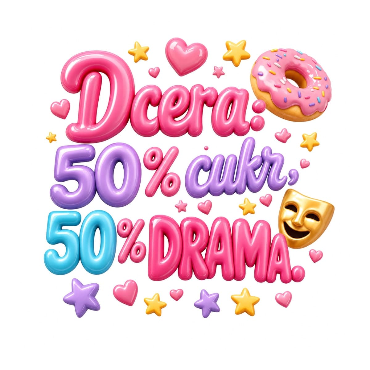 Hrnek – Dcera – 50 % cukr, 50 % drama 2
