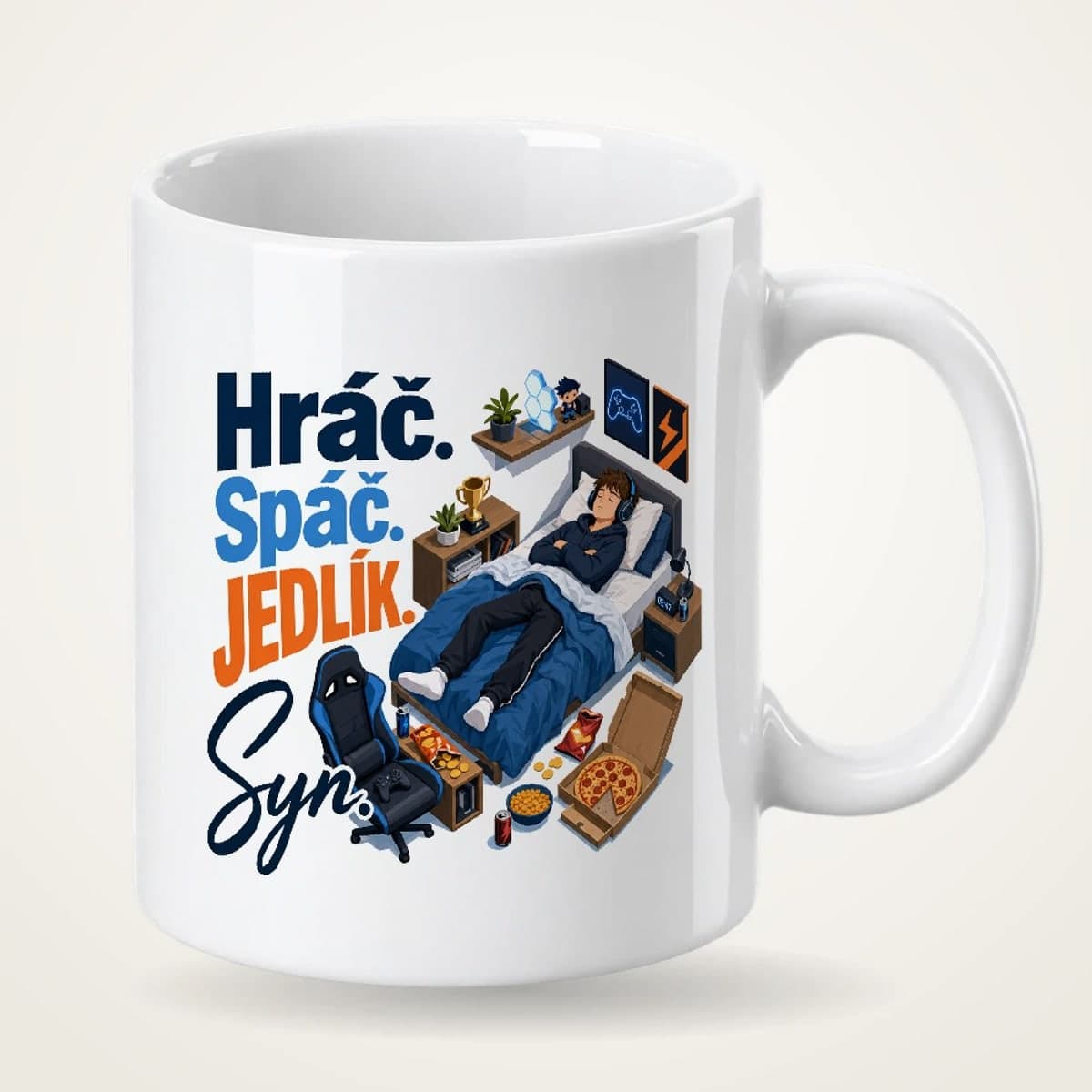 Hrnek – Hráč, spáč, jedlík – syn