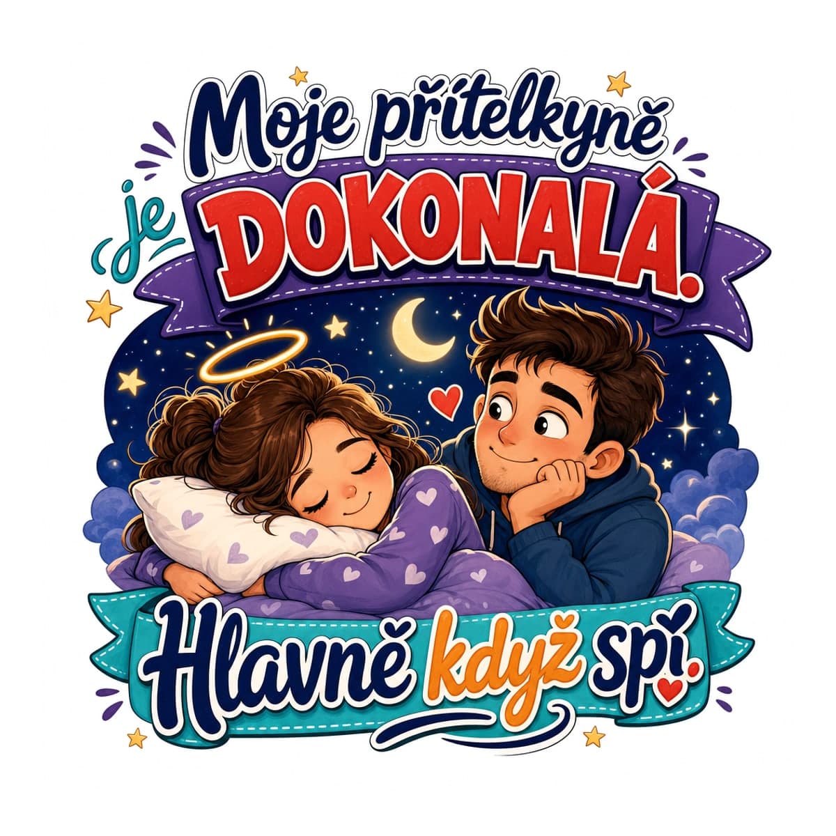 Hrnek – Moje přítelkyně je dokonalá – hlavně když spí 2