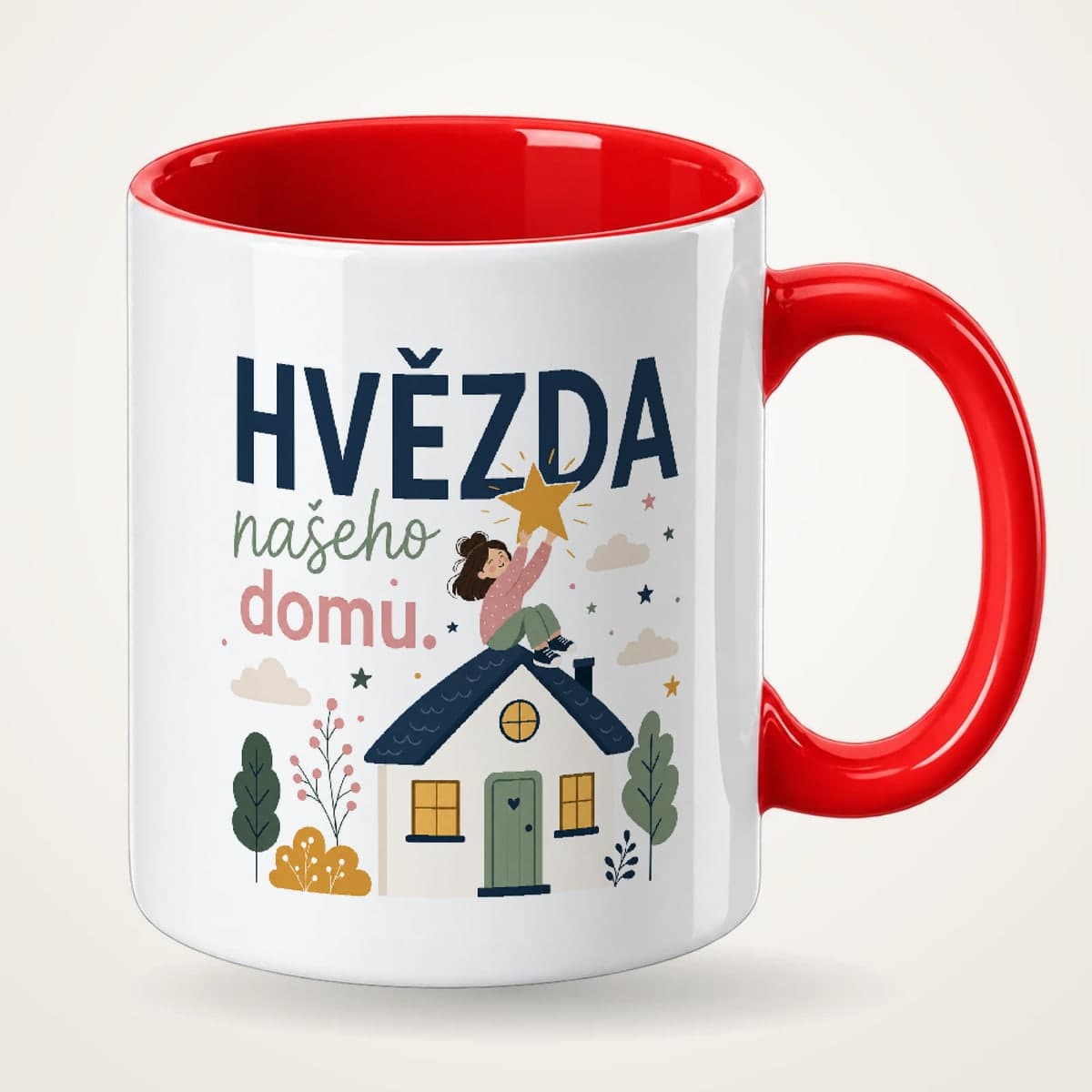 Hrnek s červeným uchem – Hvězda našeho domu