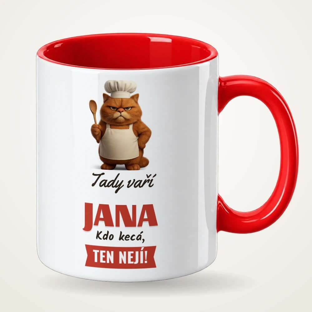 Hrnek se jménem – Tady vaří – kdo kecá, ten nejí