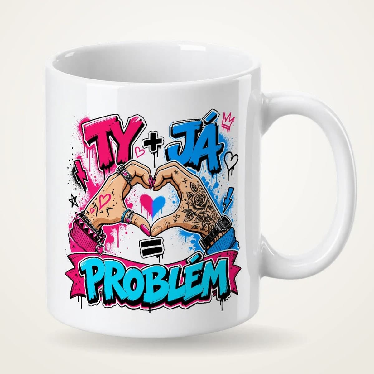 Hrnek – Ty + já = problém