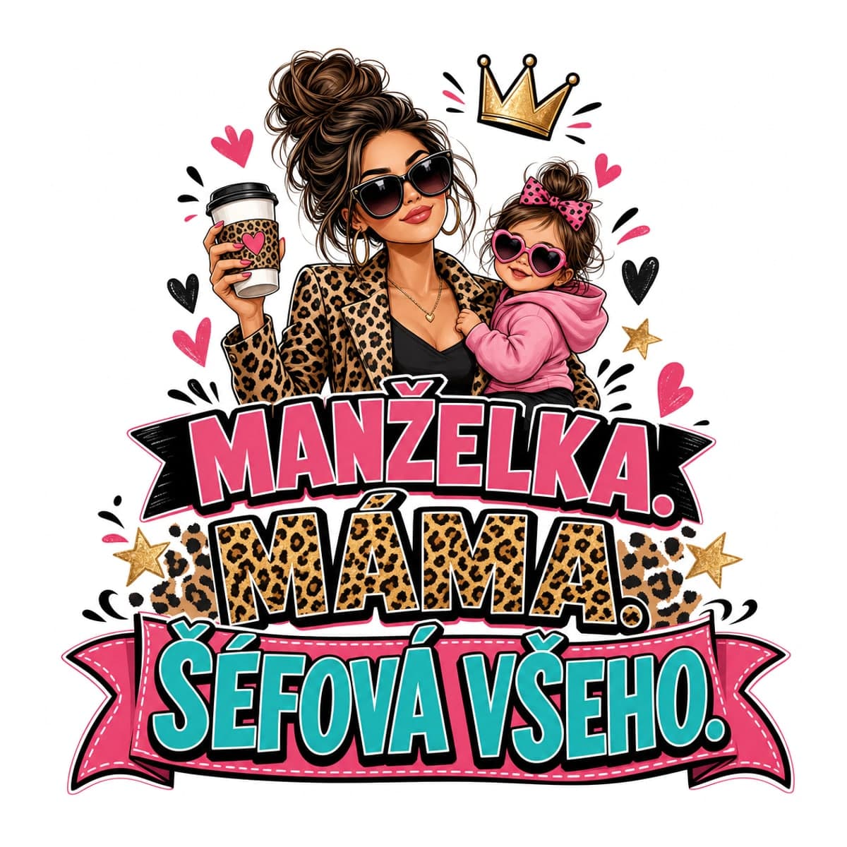 Polštář – Manželka, máma, šéfová všeho 2