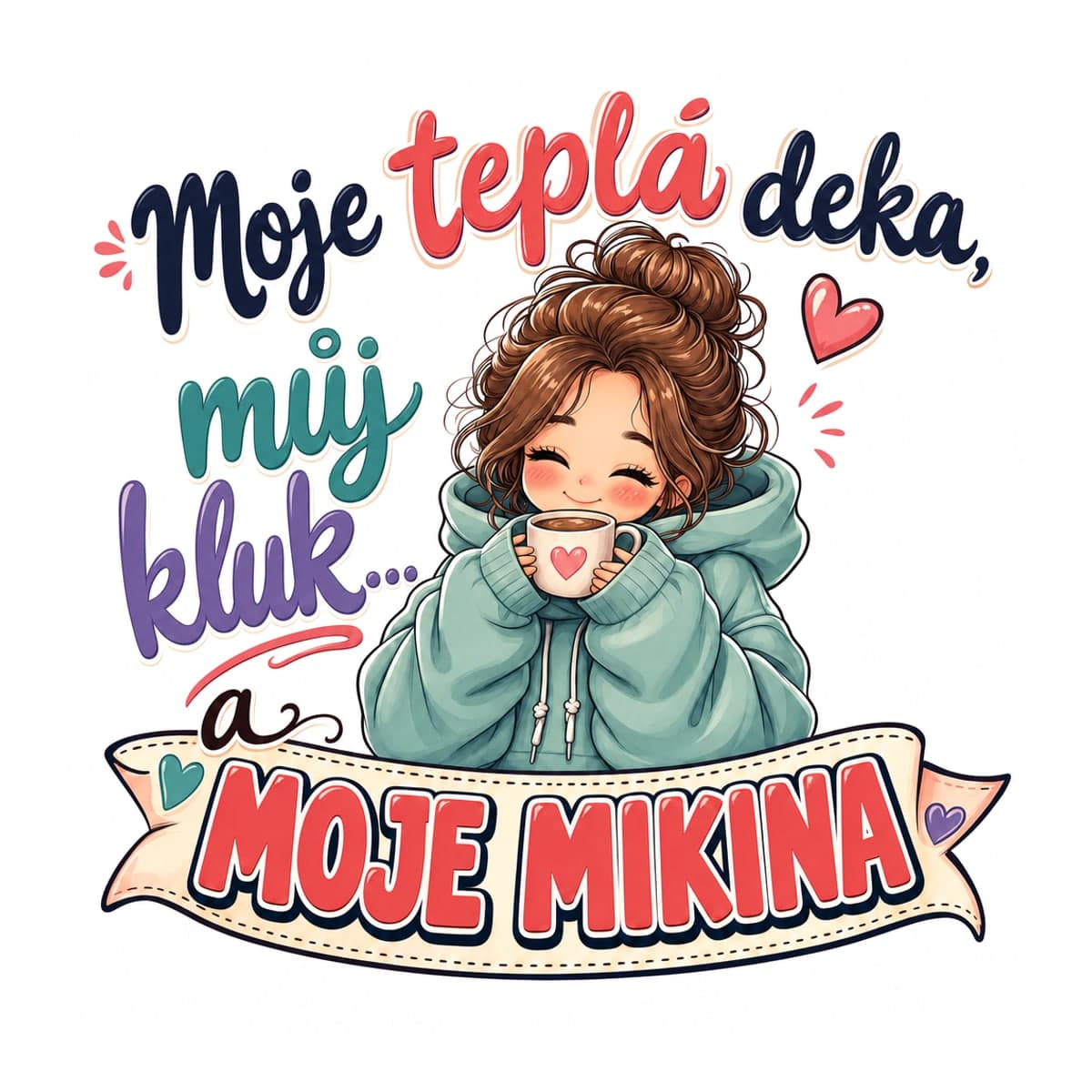 Polštář – Moje teplá deka, můj kluk… a moje mikina 2