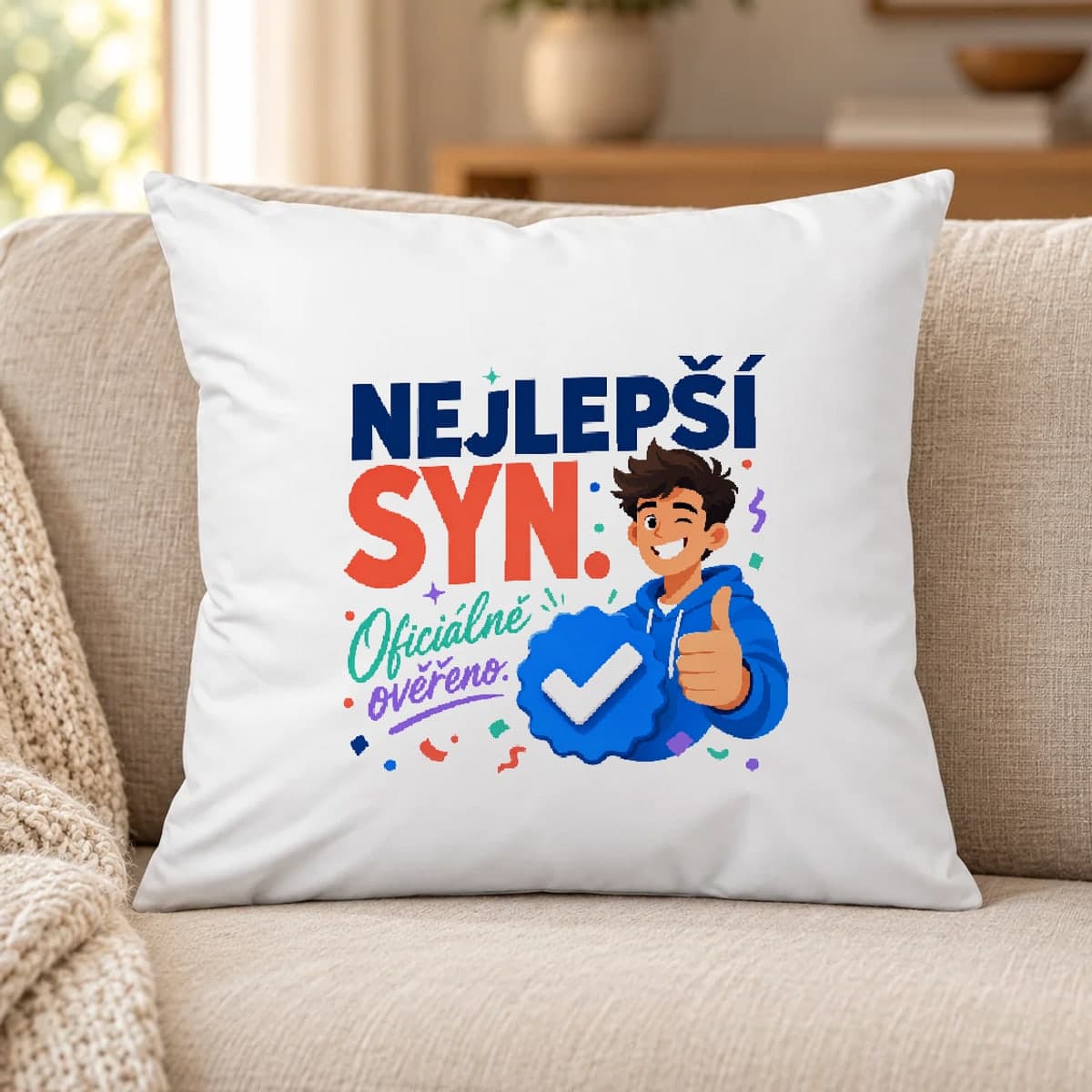 Polštář – Nejlepší syn – oficiálně ověřeno