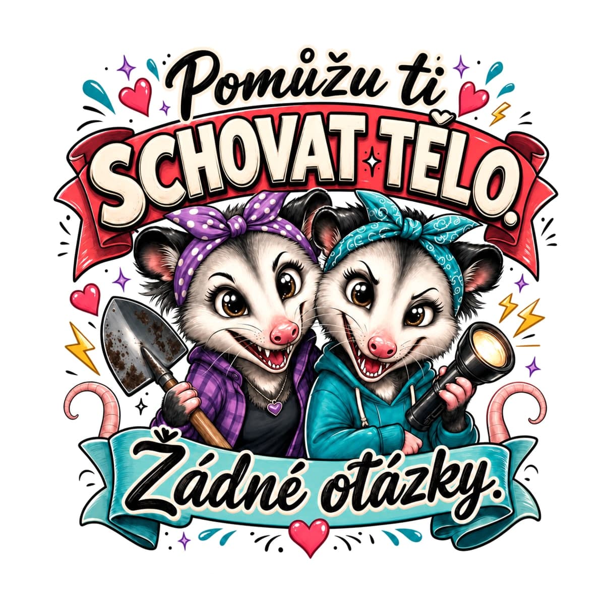 Polštář pro kamarádku – Pomůžu ti schovat tělo 2