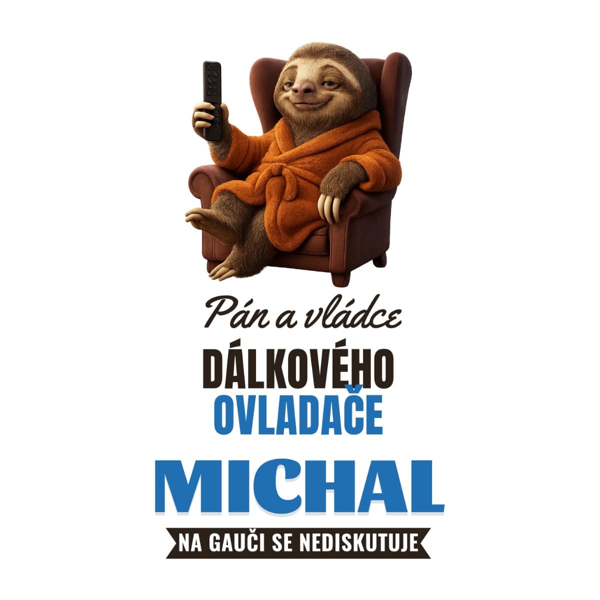 Polštář se jménem – Pán a vládce dálkového ovladače 3