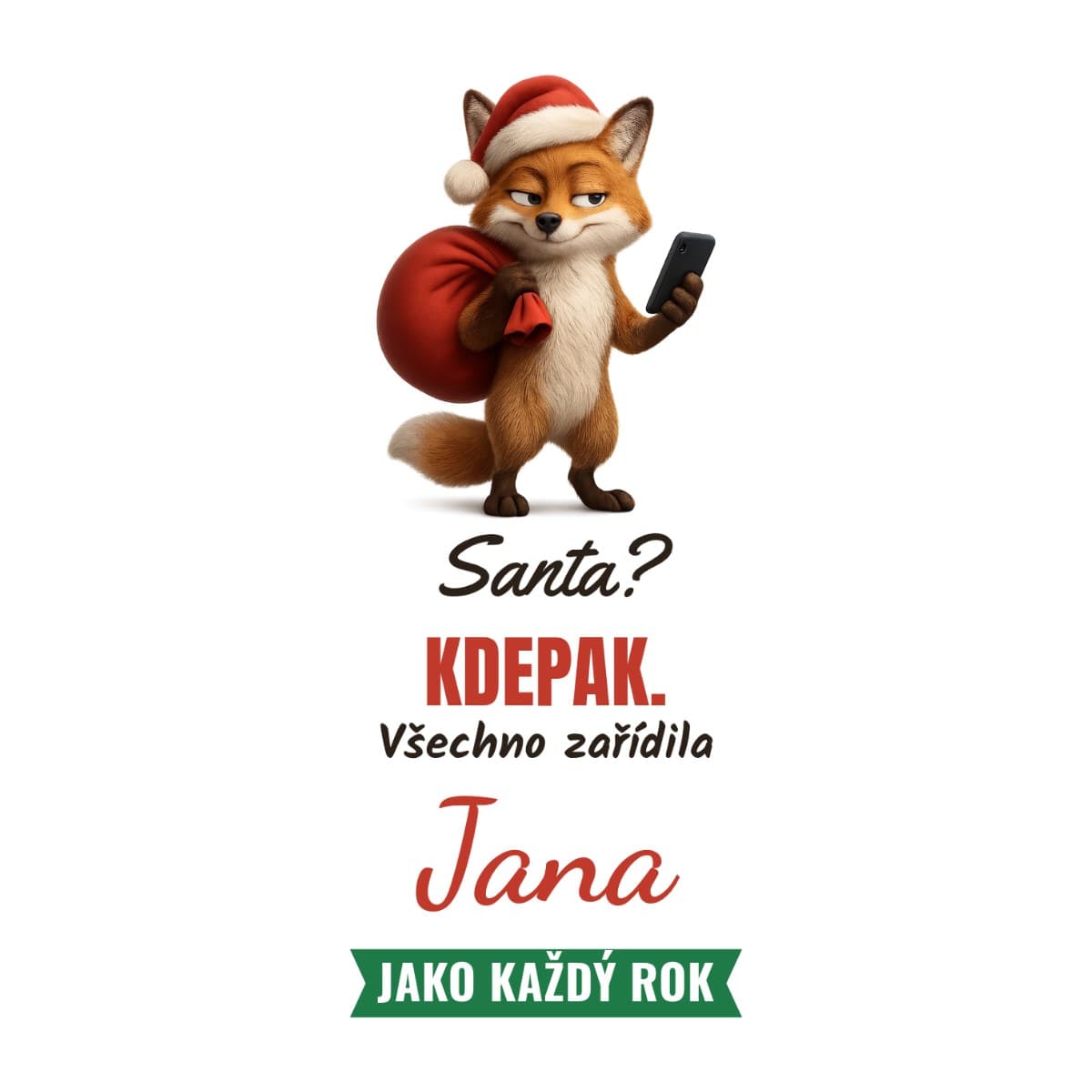 Polštář se jménem – Santa? Kdepak. Všechno zařídila 4