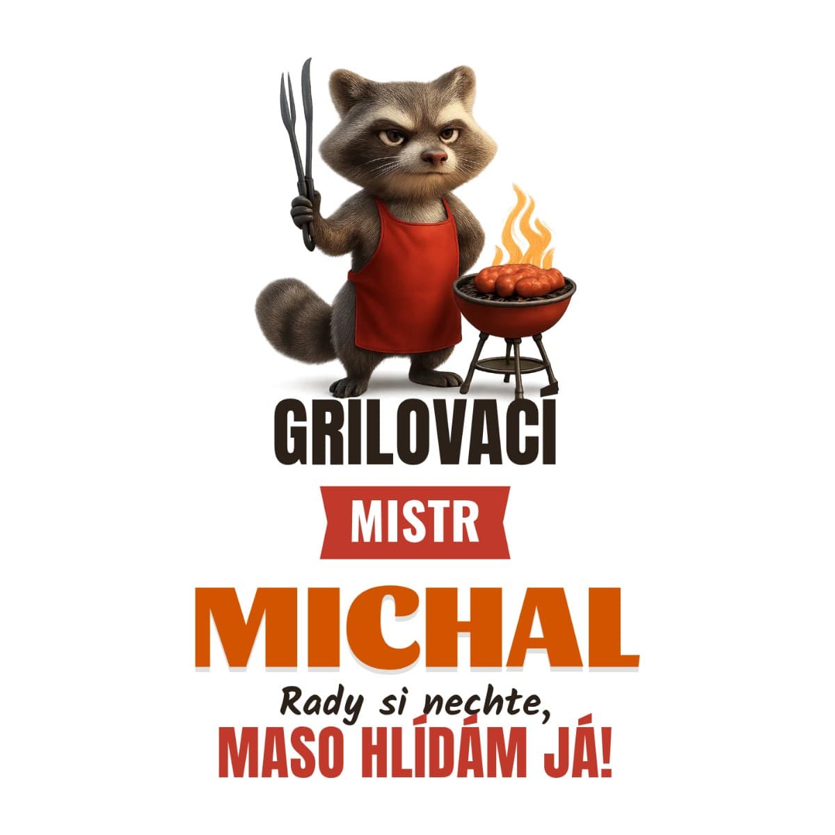 Zástěra se jménem – Grilovací mistr 3