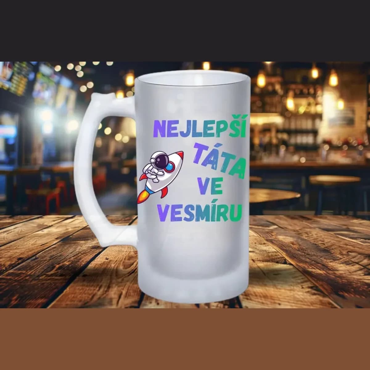 Půllitr Nejlepší táta ve vesmíru – 400 ml