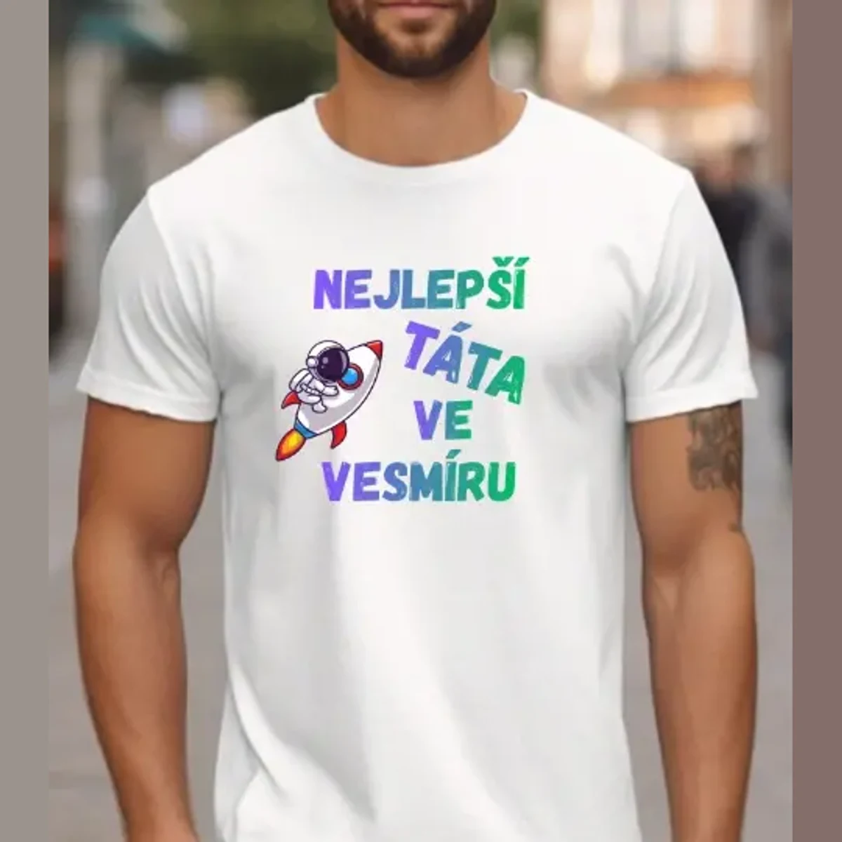 Tričko – Nejlepší táta ve vesmíru