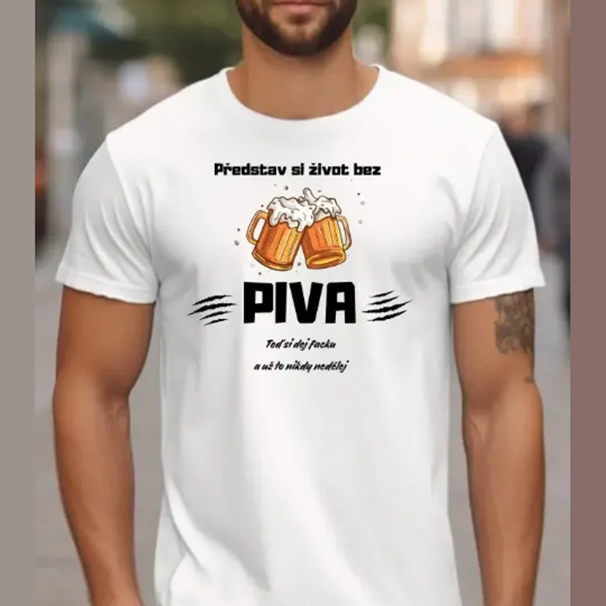 Tričko – Představ si život bez piva
