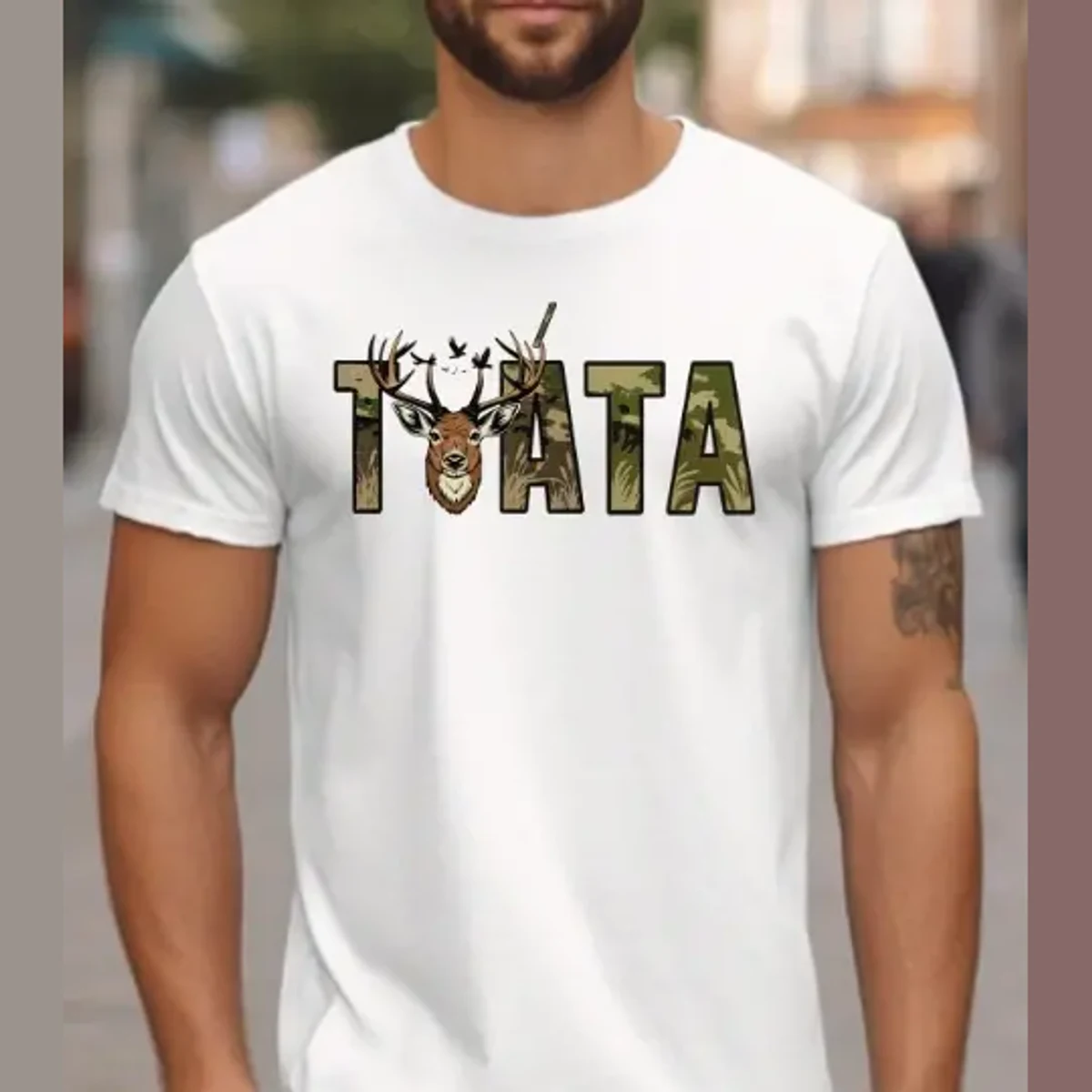 Tričko – TÁTA s jelenem
