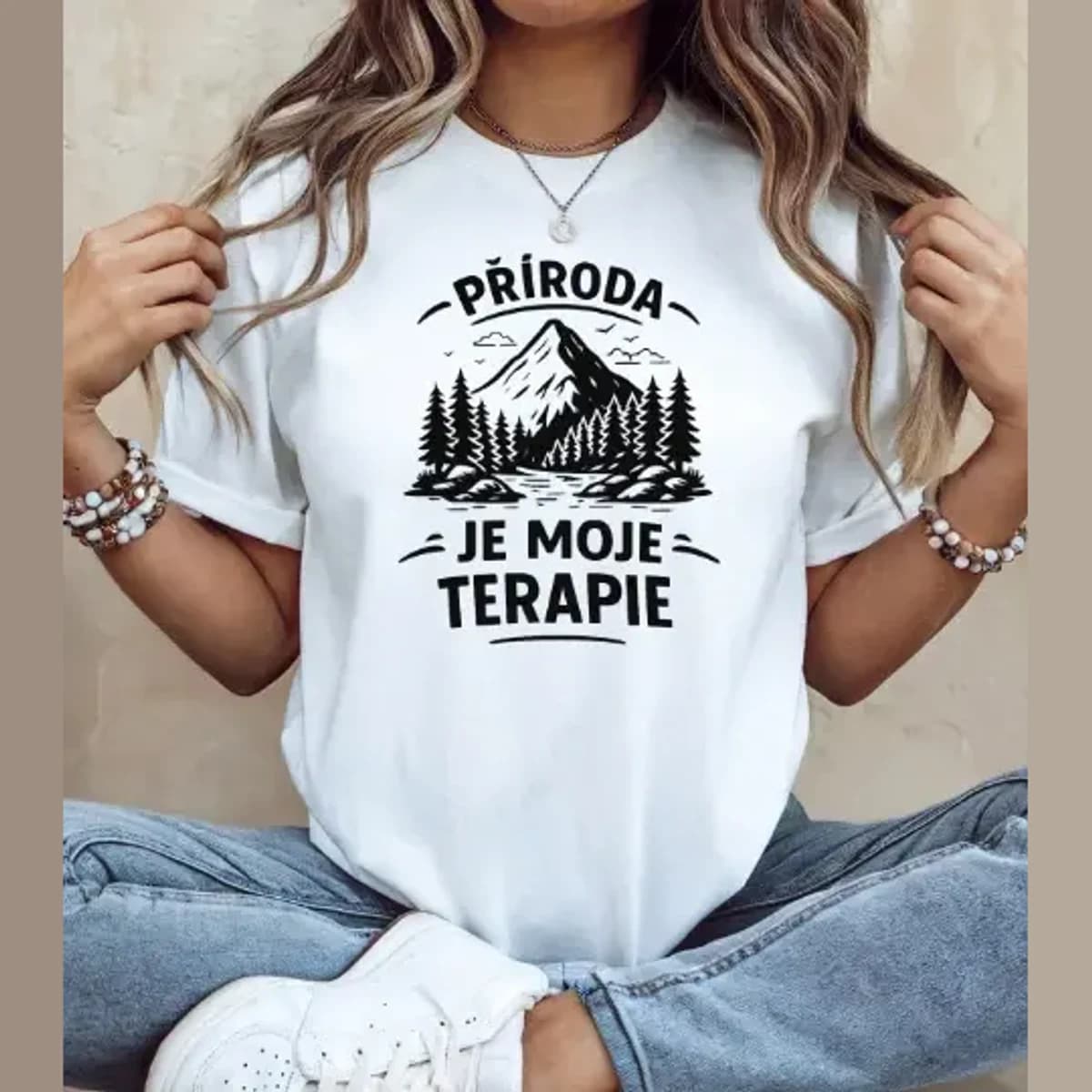 Příroda je moje terapie – dámské tričko