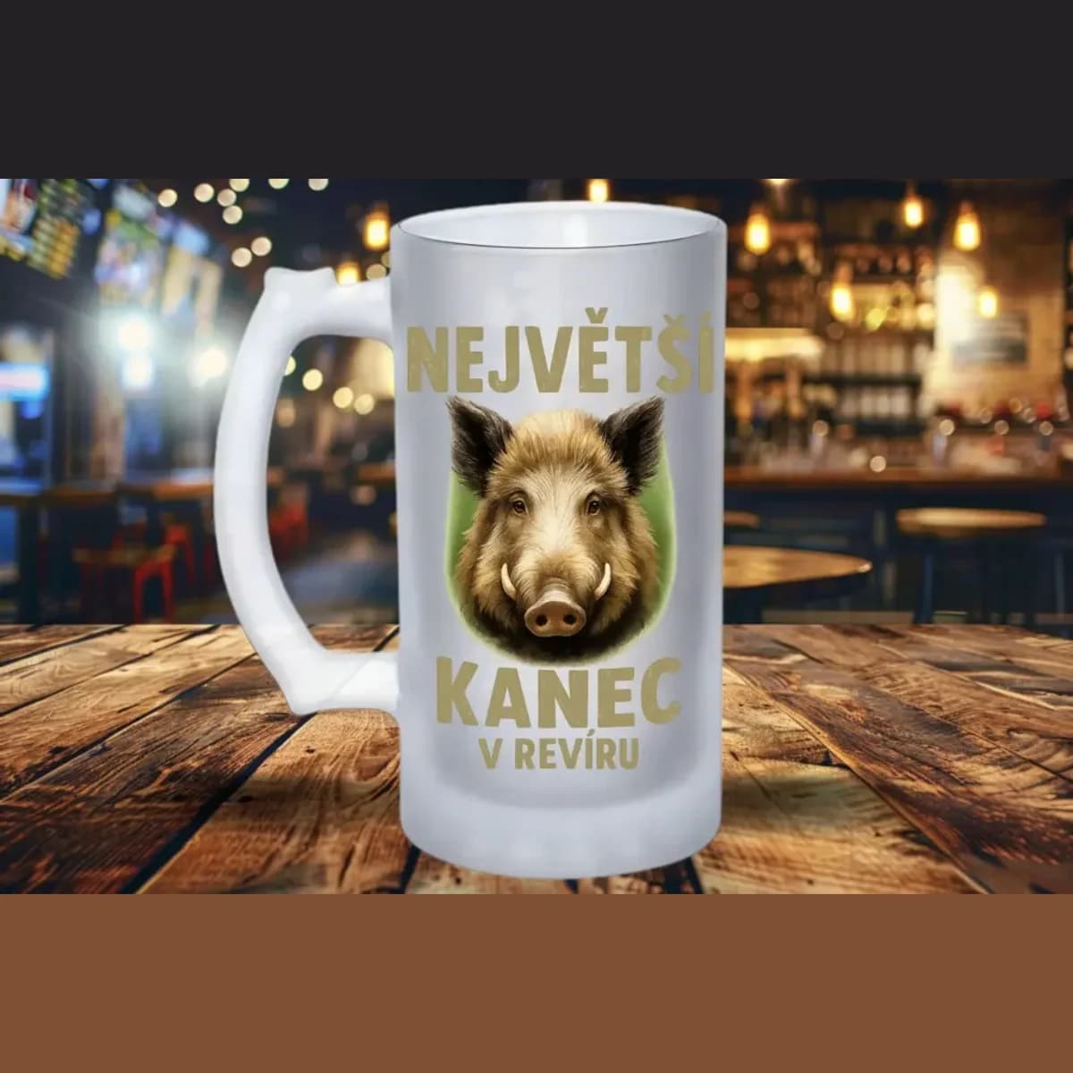 Půllitr Největší kanec v revíru
