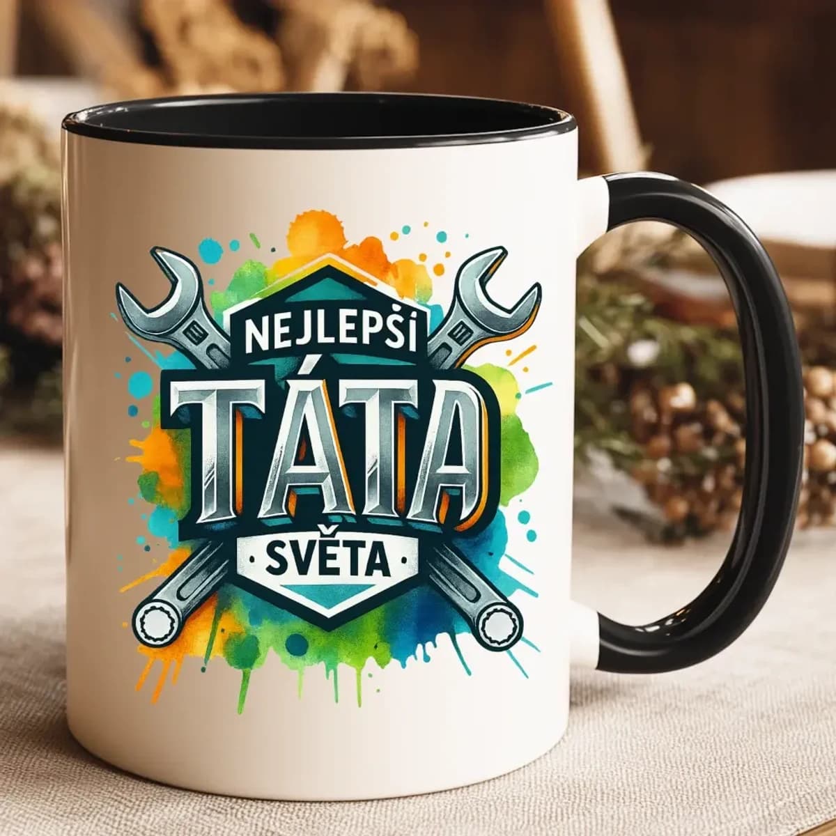 Hrnek – Nejlepší táta světa (s klíči)