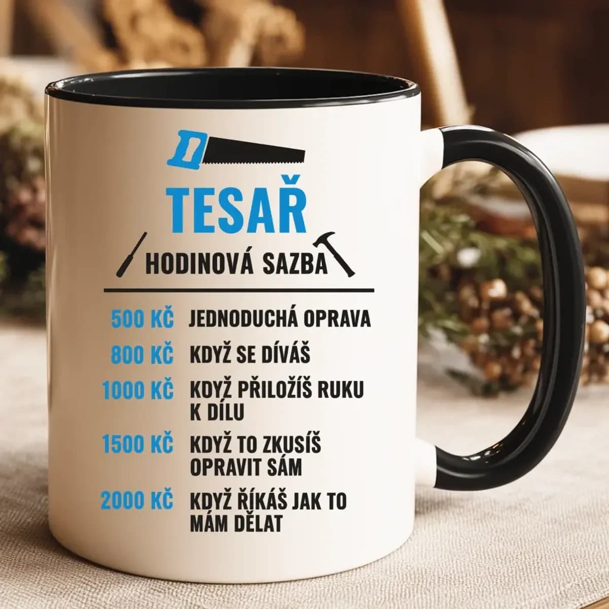 Hrnek – Tesař: Hodinová sazba