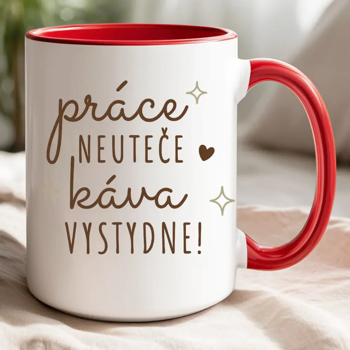 Hrnek – Práce neuteče, káva vystydne!