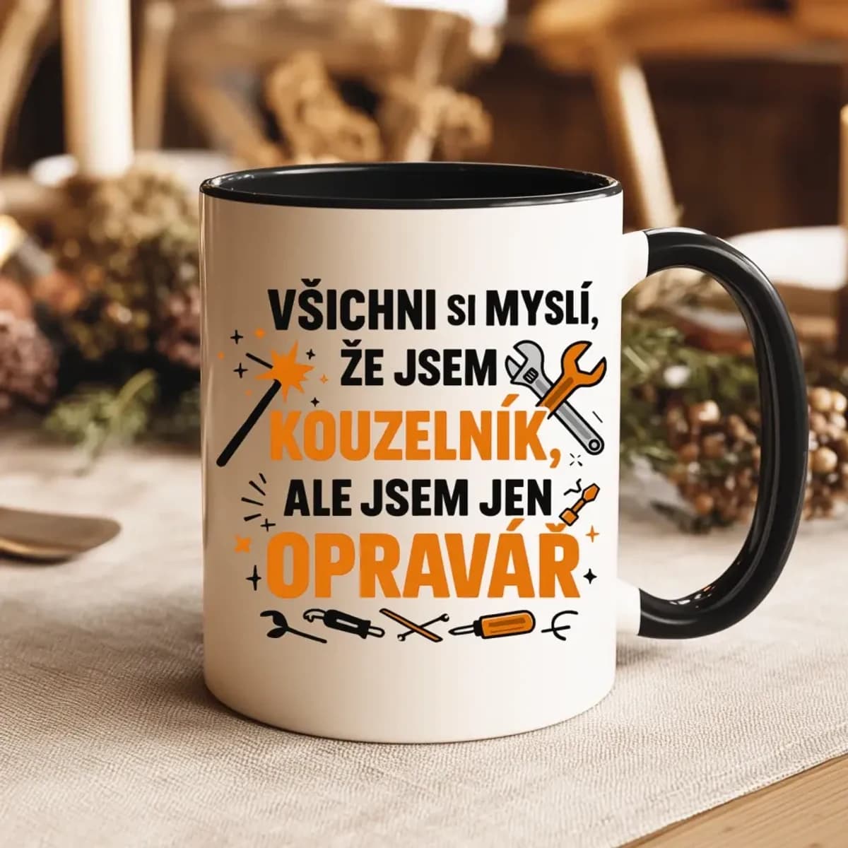 Hrnek – Všichni si myslí, že jsem kouzelník, ale jsem jen opravář