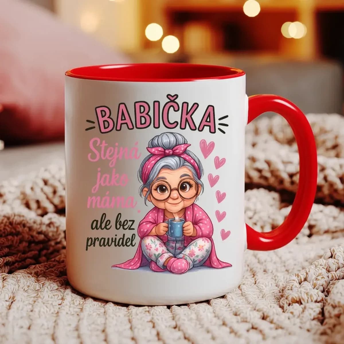 Hrnek – Babička stejná jako máma, ale bez pravidel