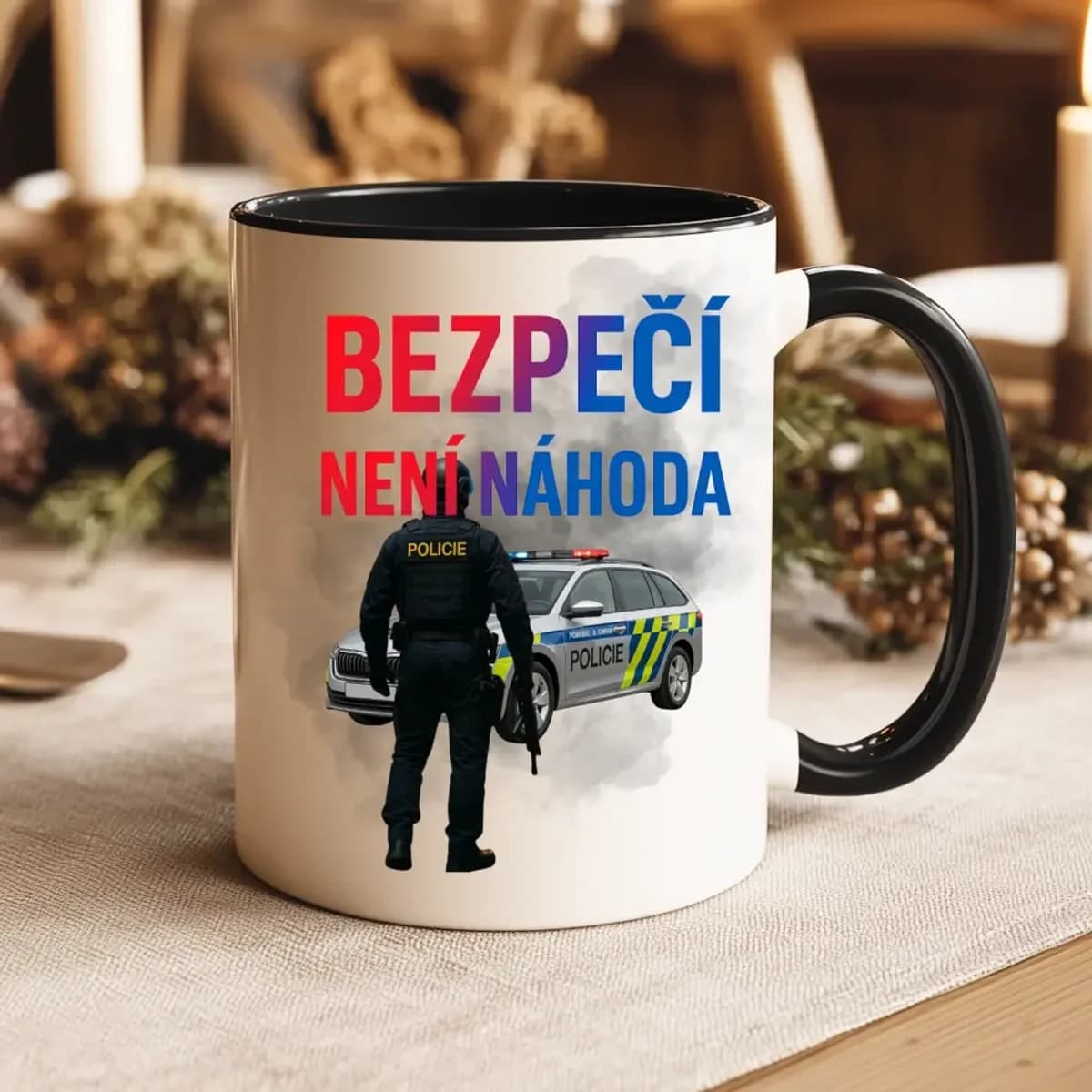 Hrnek „Bezpečí není náhoda“ – Policie ČR