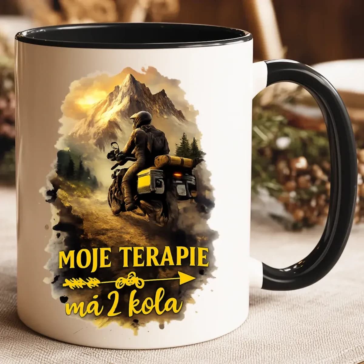 Hrnek „Moje terapie má 2 kola“