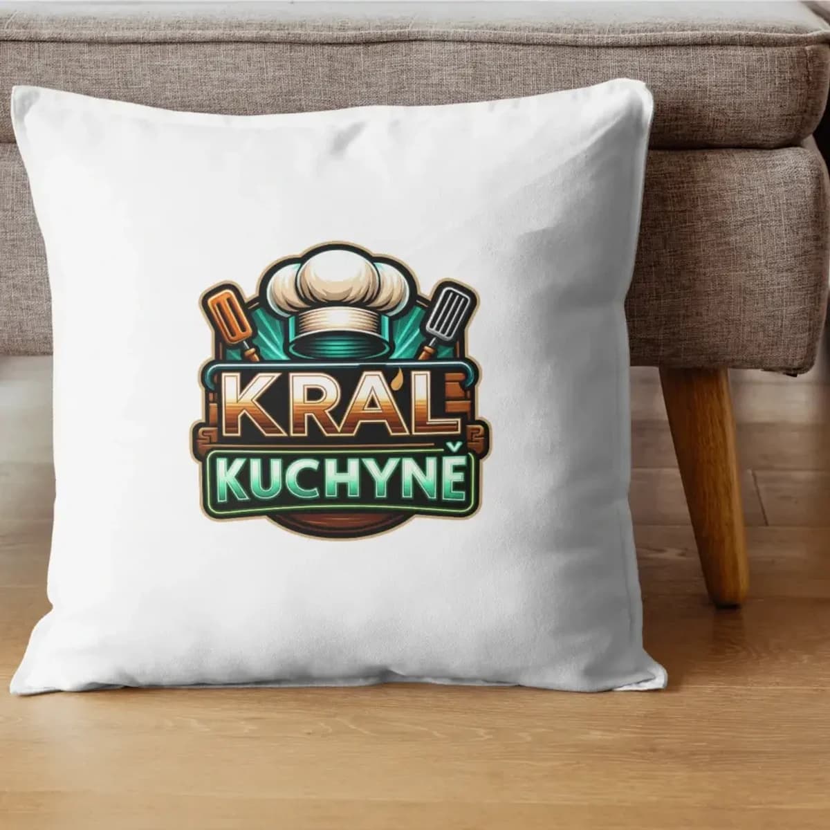 Dekorační polštář Král kuchyně
