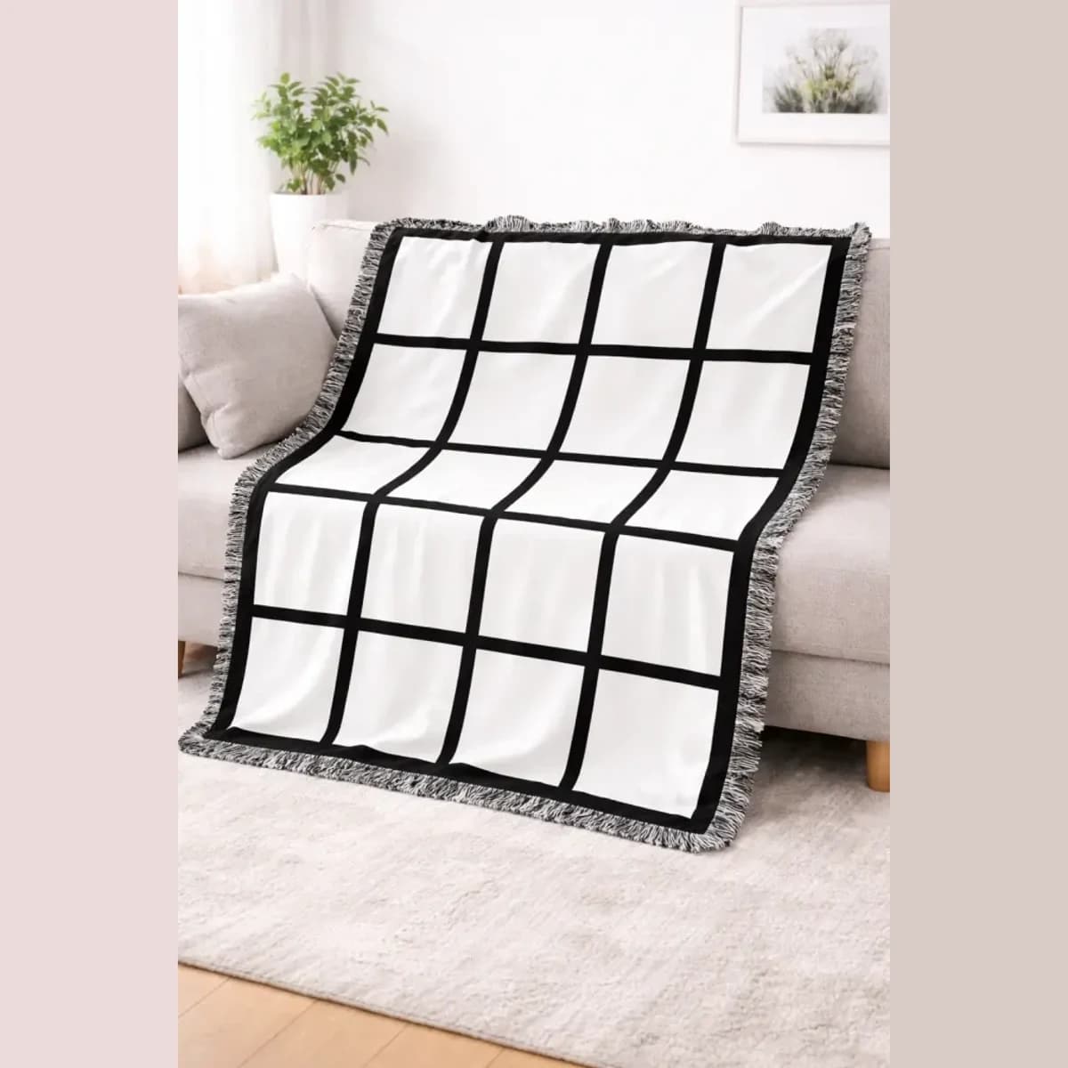 Fotodeka s vlastními fotografiemi – kolážová deka 100 × 150 cm (20 fotek)