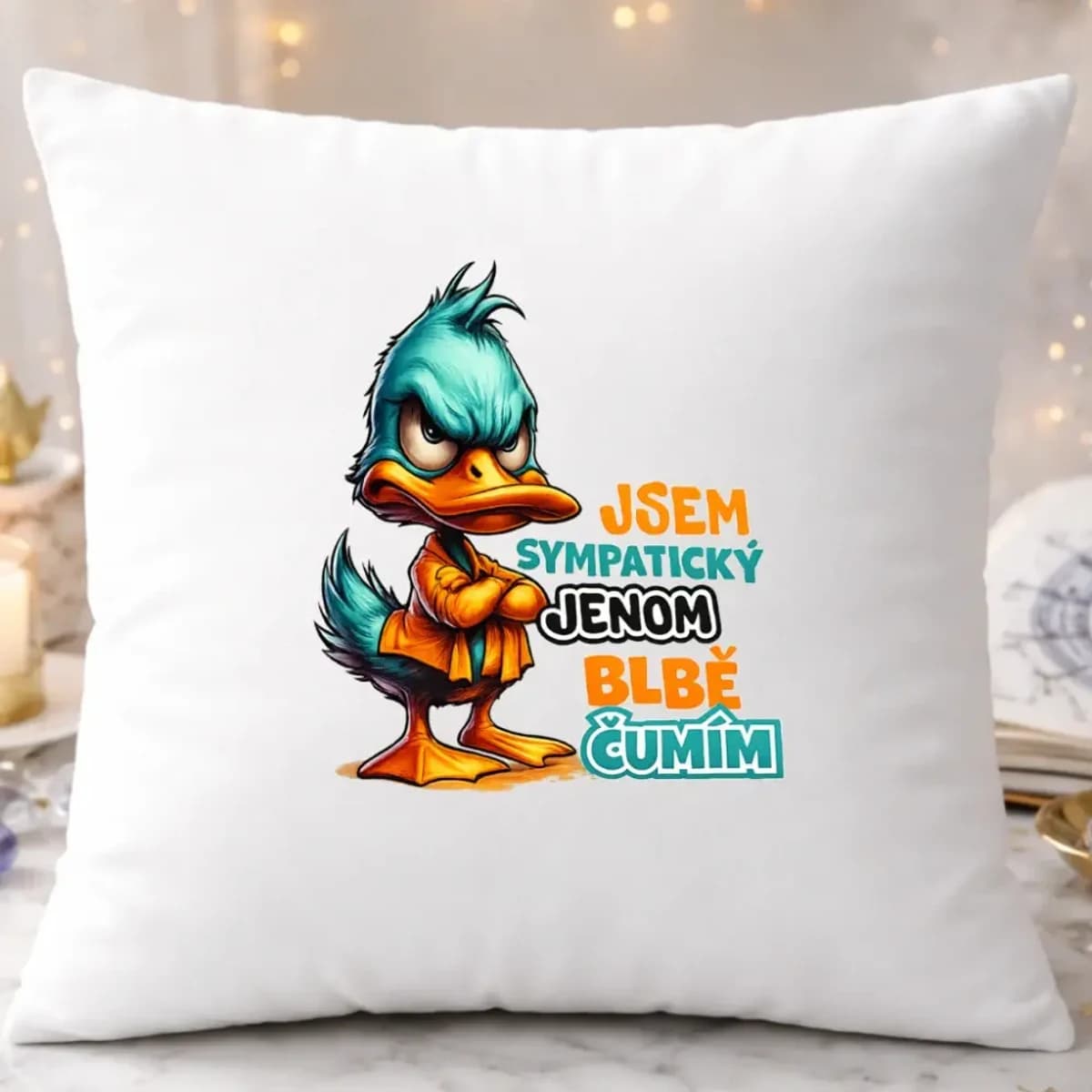 Polštář – Jsem sympatický, jenom blbě čumím