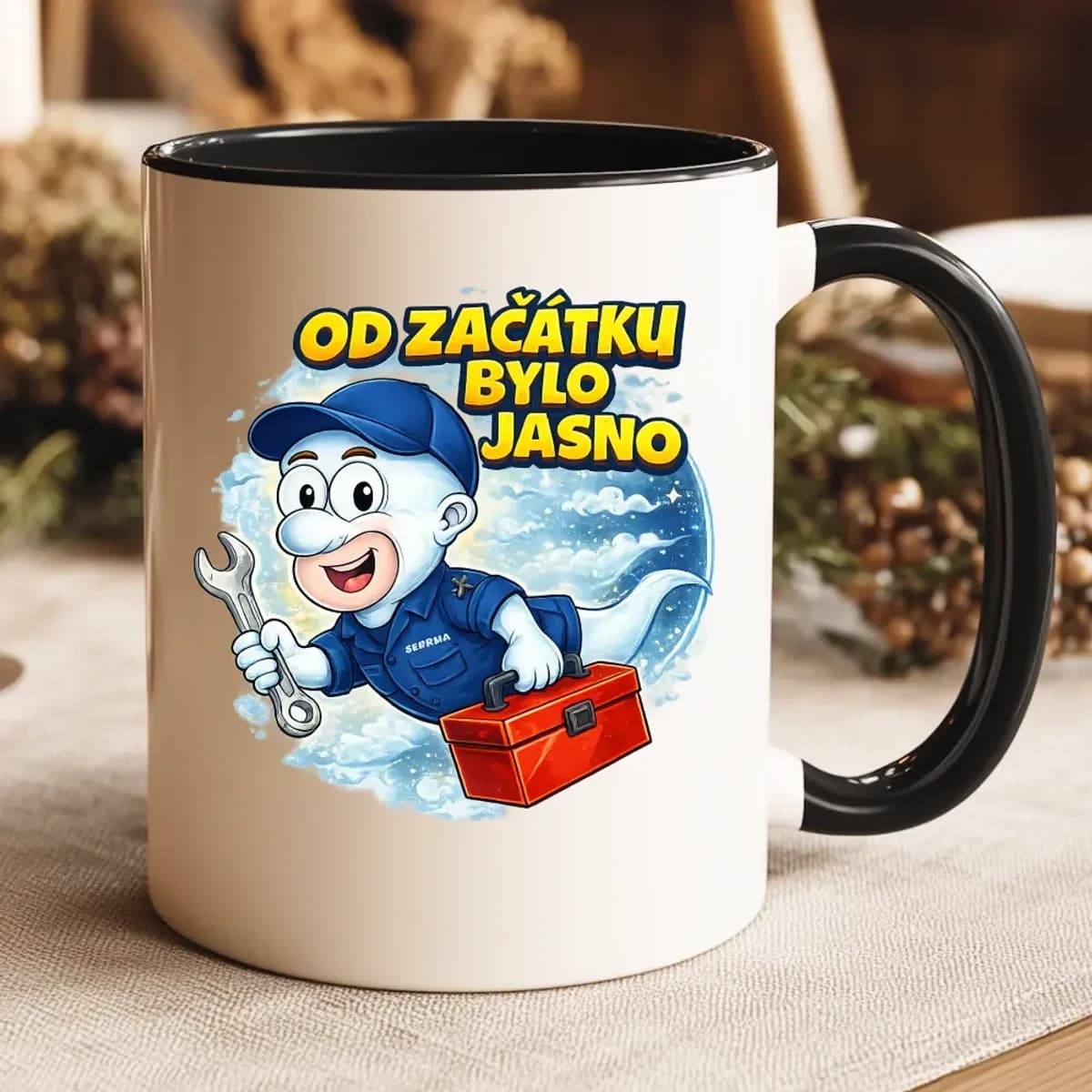 Od začátku bylo jasno - hrnek servisák