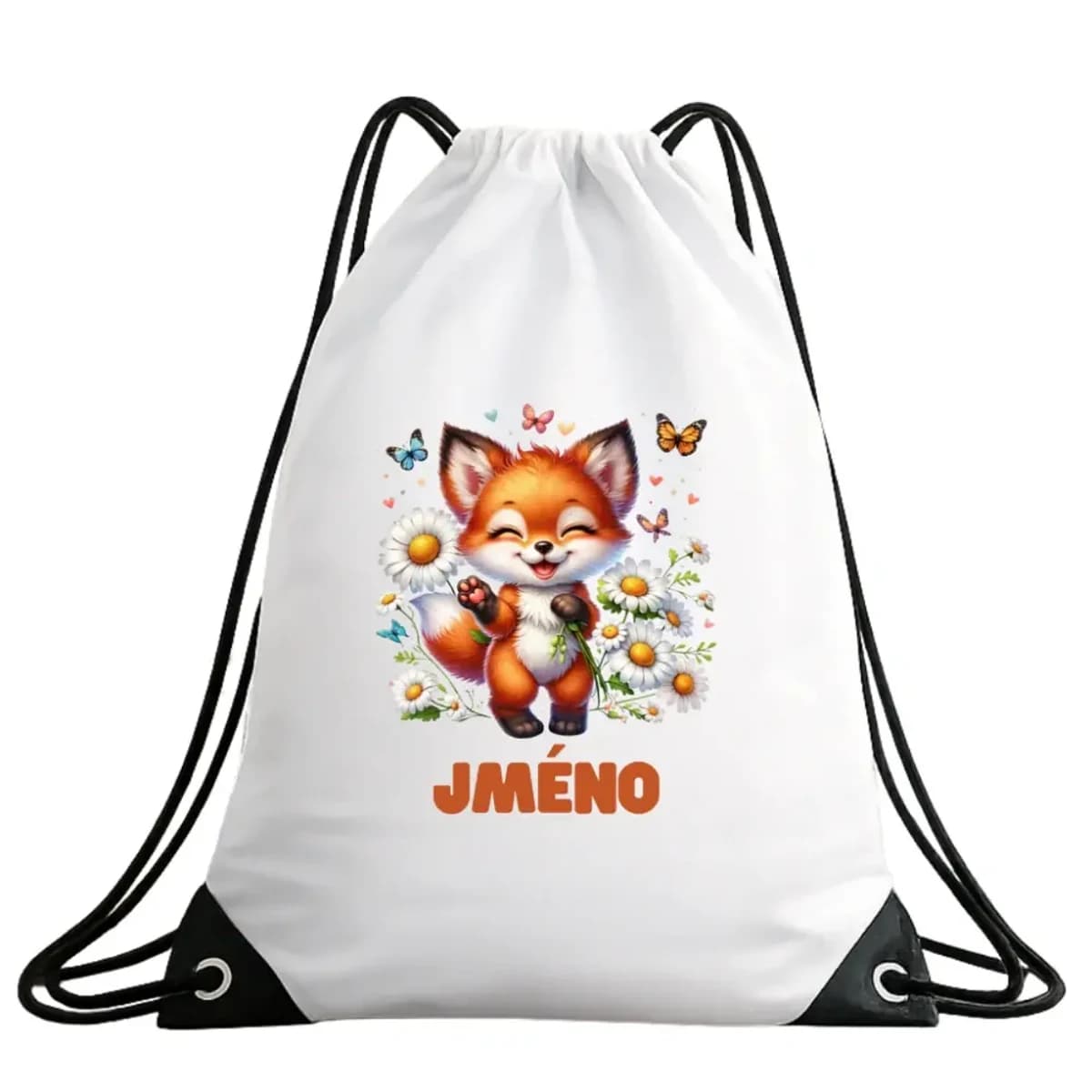 Dětský vak na záda s lištičkou – personalizovaný se jménem