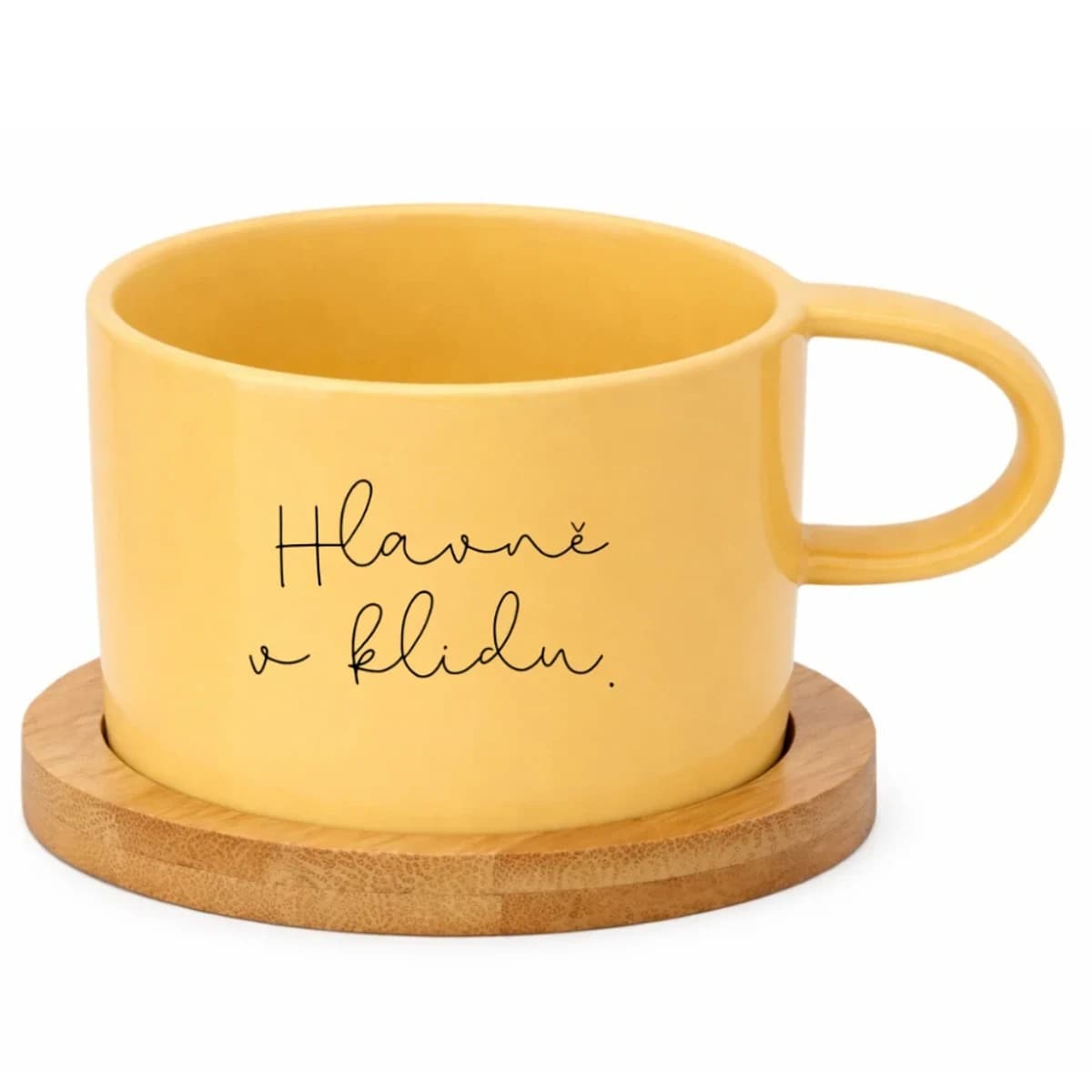 Keramický hrneček 200 ml – „Hlavně v klidu.“