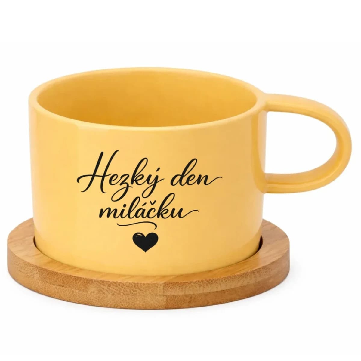 Keramický hrneček 200 ml – „Hezký den, miláčku
