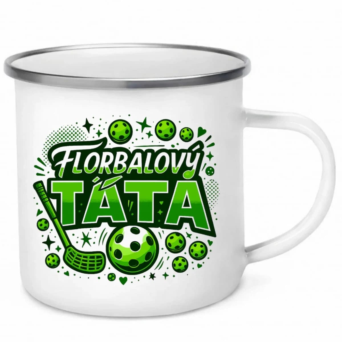 Plecháček Florbalový táta – 340 ml