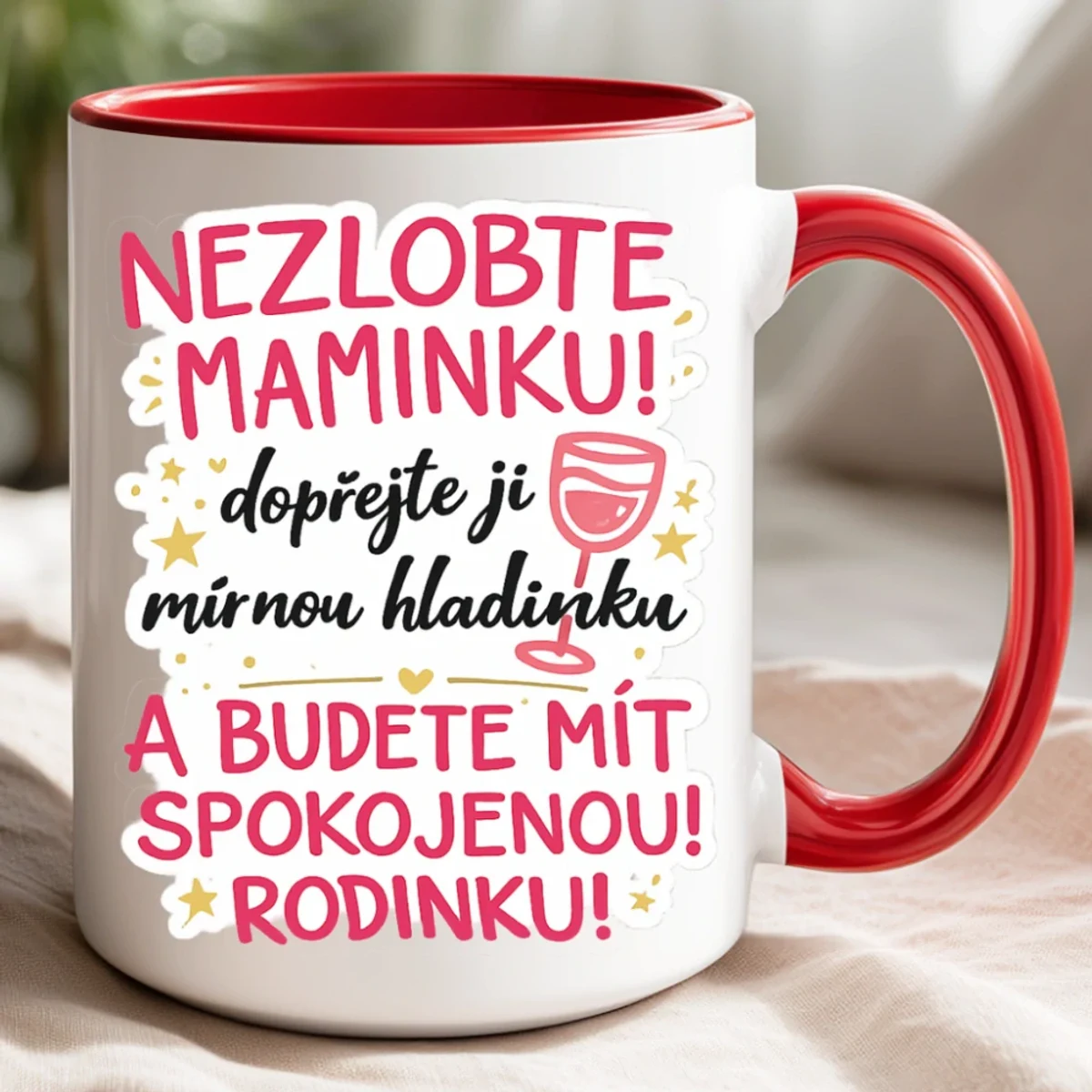 Nezlobte maminku! Dopřejte jí mírnou hladinku – hrnek pro maminku