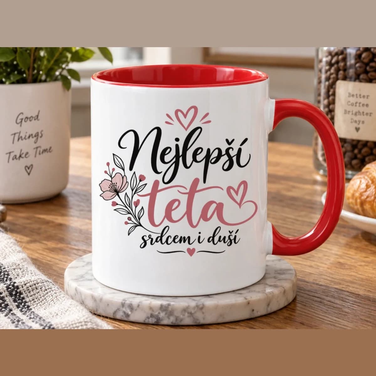 Hrnek pro tetu – Nejlepší teta srdcem i duší
