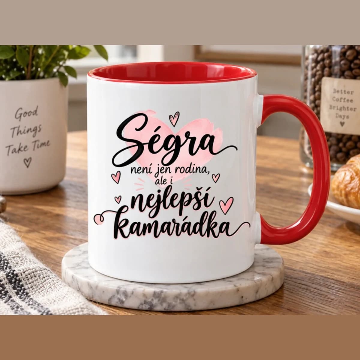 Hrnek pro ségru – Ségra není jen rodina, ale i nejlepší kamarádka