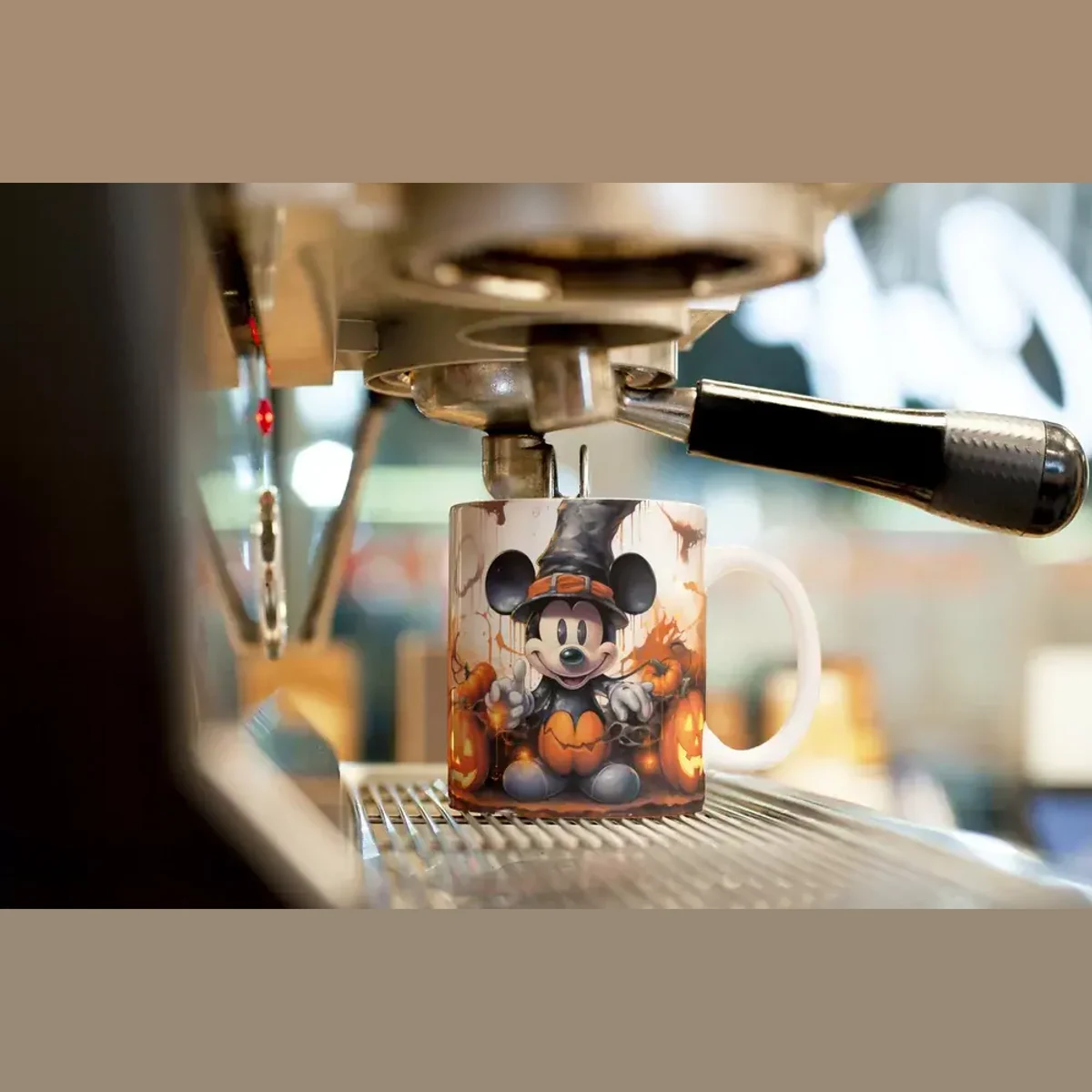 Mickey Mouse v Halloweenském kostýmu – Hrneček plný zábavy