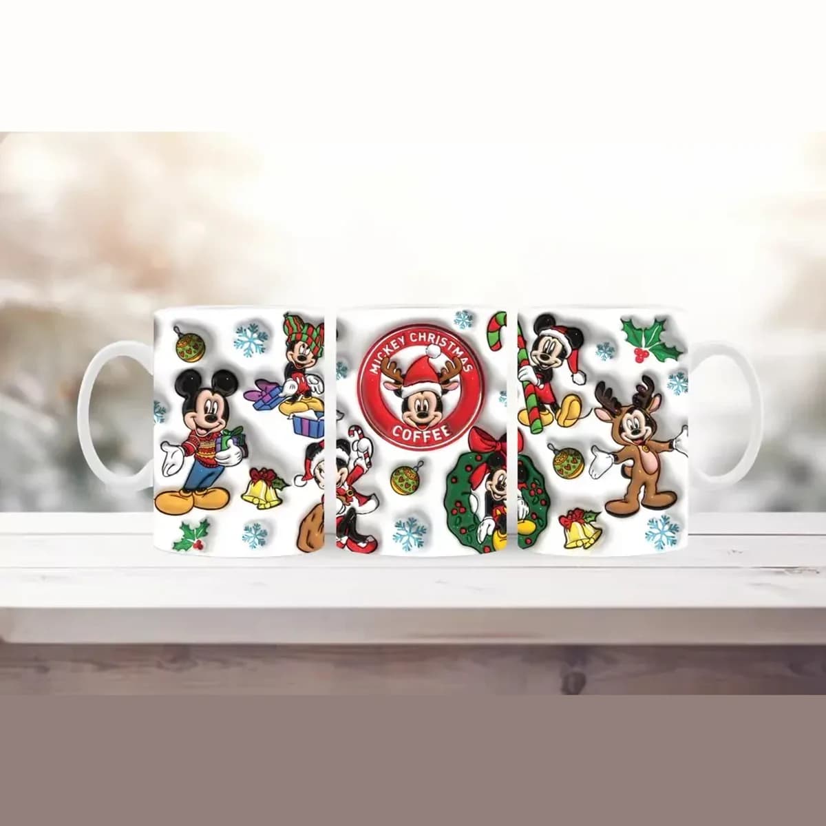 Vánoční radost s Mickeym – kouzelný hrnek