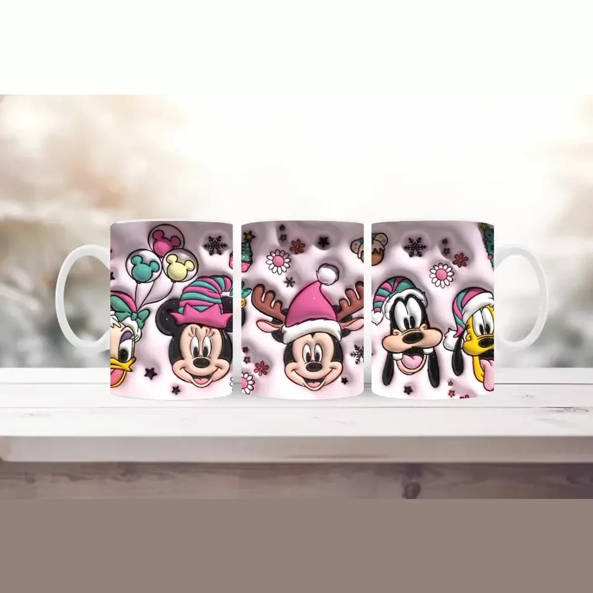 Veselá vánoční Disney parta – hrnek