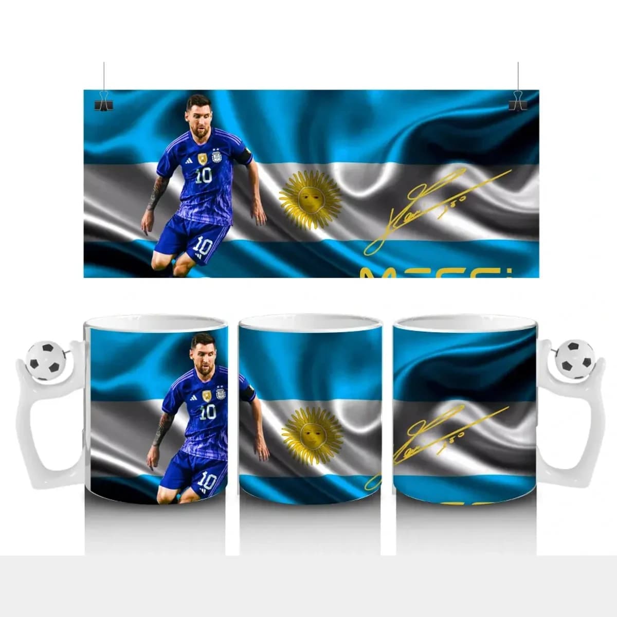 Lionel Messi GOAT hrnek