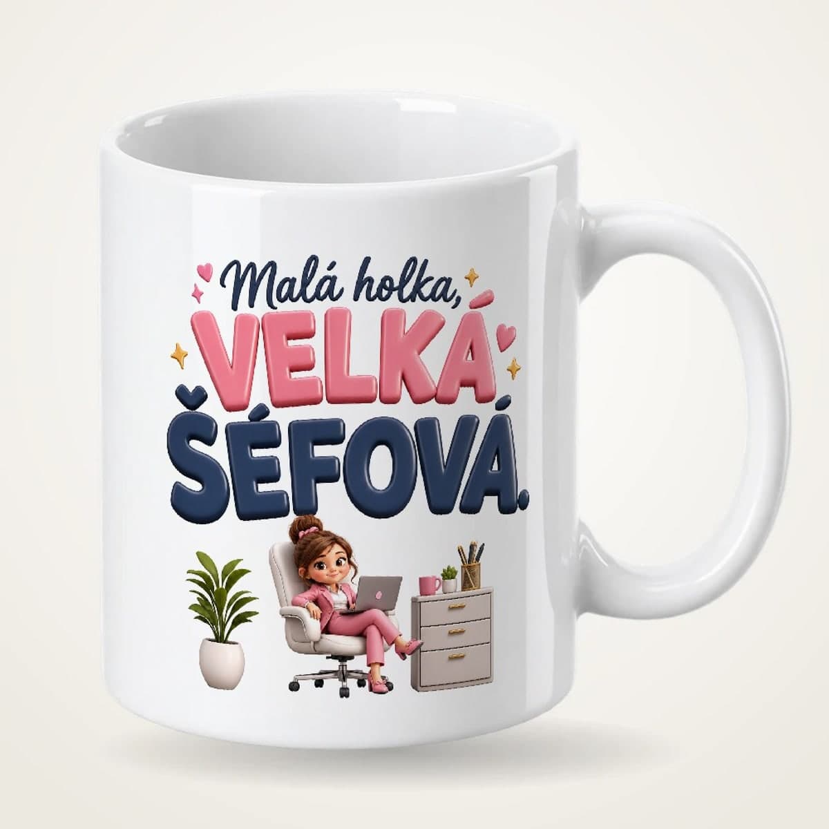 Hrnek – Malá holka, velká šéfová
