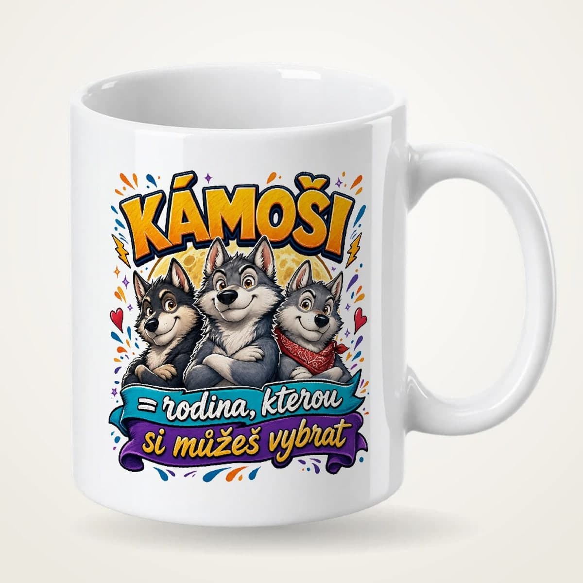Hrnek pro kamaráda – Kámoši, rodina, kterou si můžeš vybrat