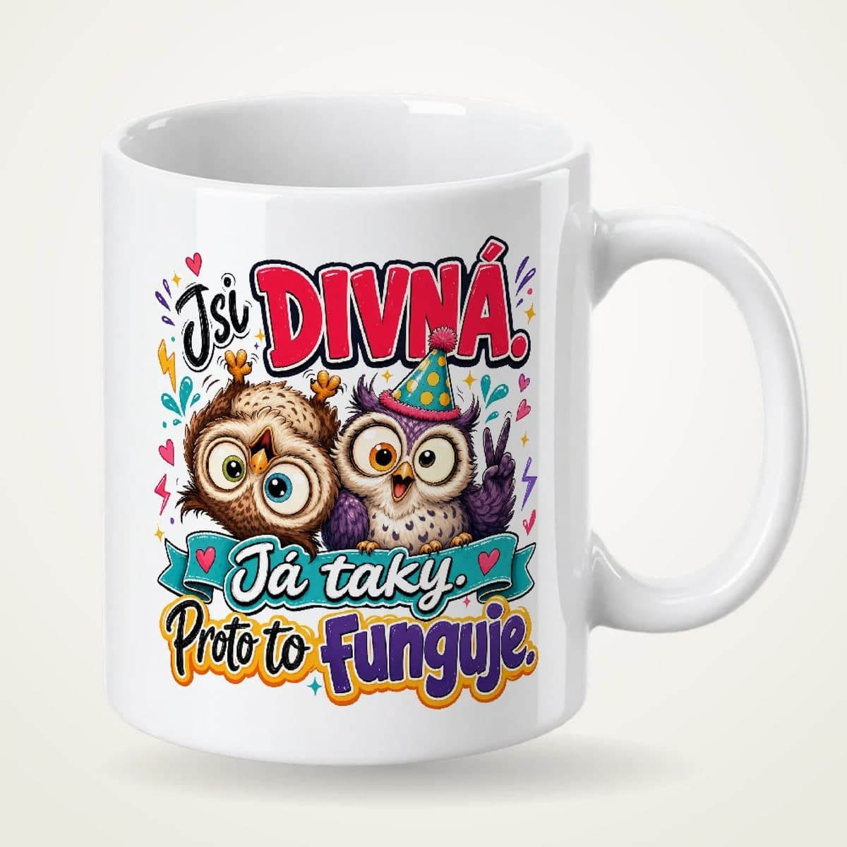 Hrnek pro kamarádku – Jsi divná, já taky