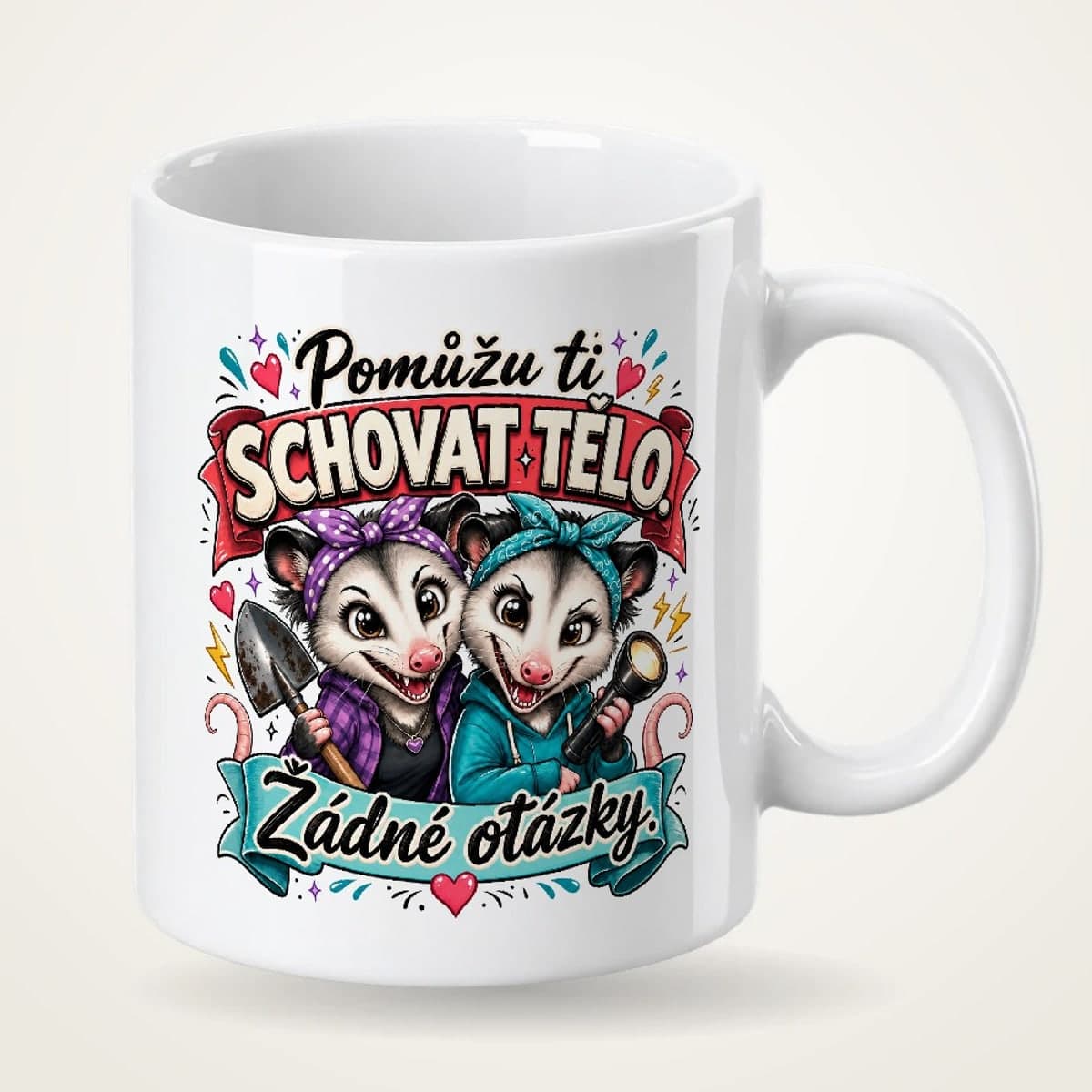 Hrnek pro kamarádku – Pomůžu ti schovat tělo