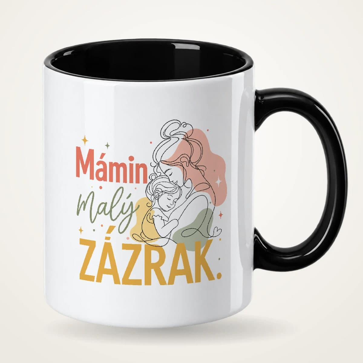 Hrnek s černým uchem – Mámin malý zázrak