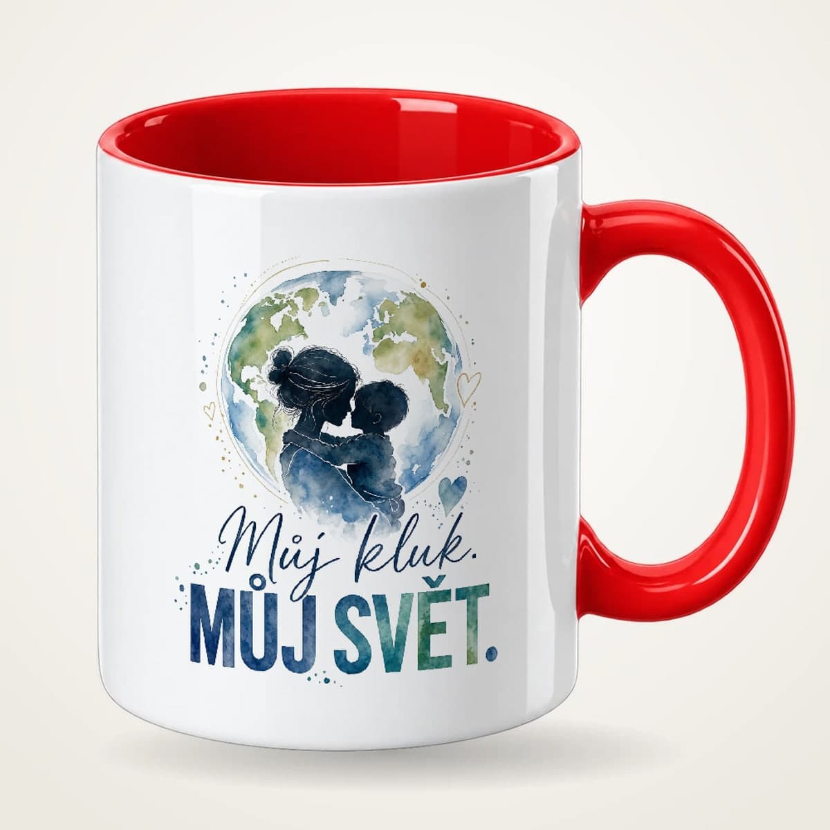 Hrnek s červeným uchem – Můj kluk, můj svět