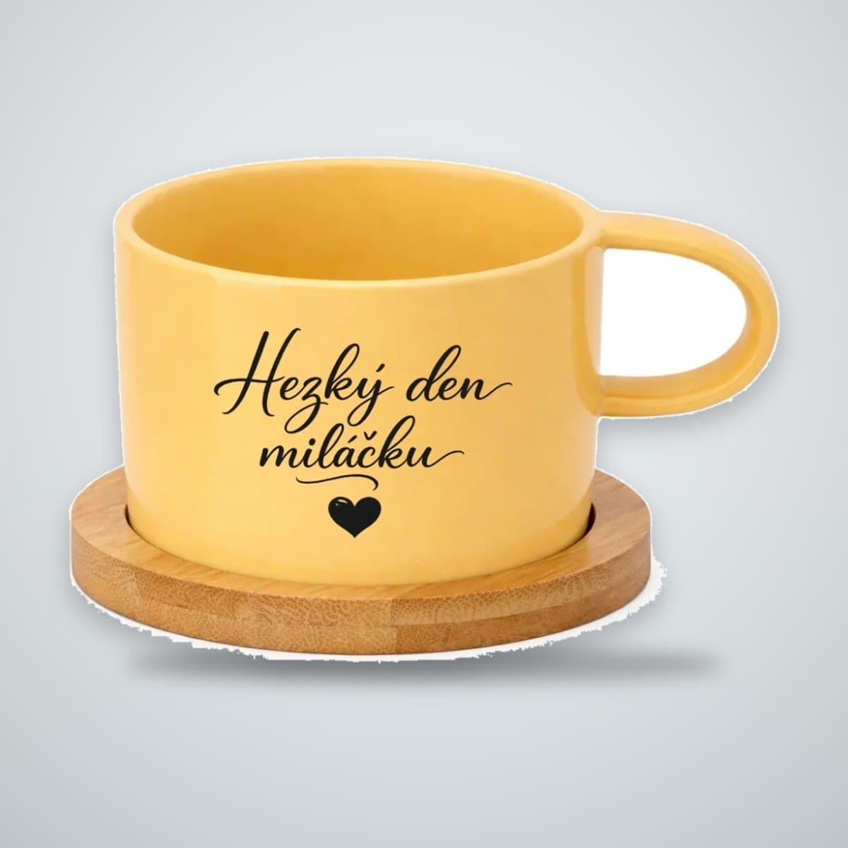 Keramický hrneček 200 ml – „Hezký den, miláčku