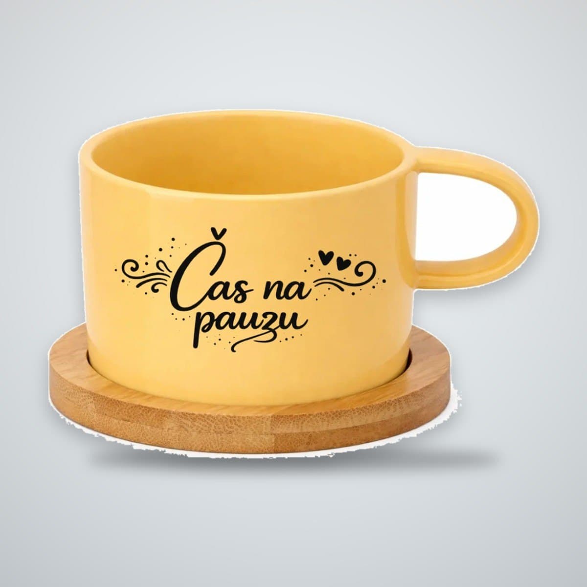 Keramický hrneček 200 ml – „Čas na pauzu“